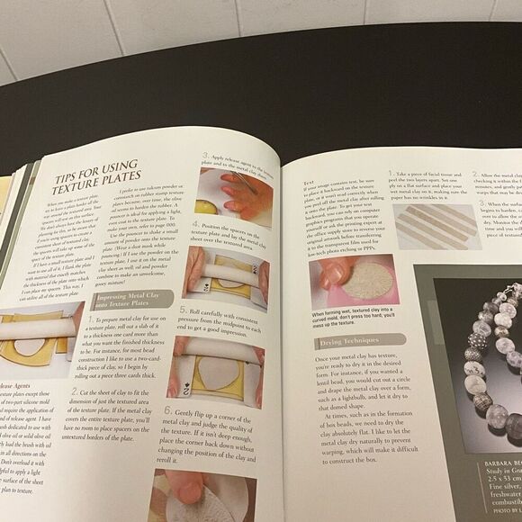 Barbara Becker Simon Metal Clay Beads Lark Jewelry Book - Picture 5 of 12